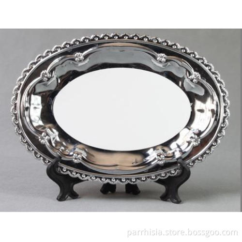 Sublimation 6" Oval metal plate